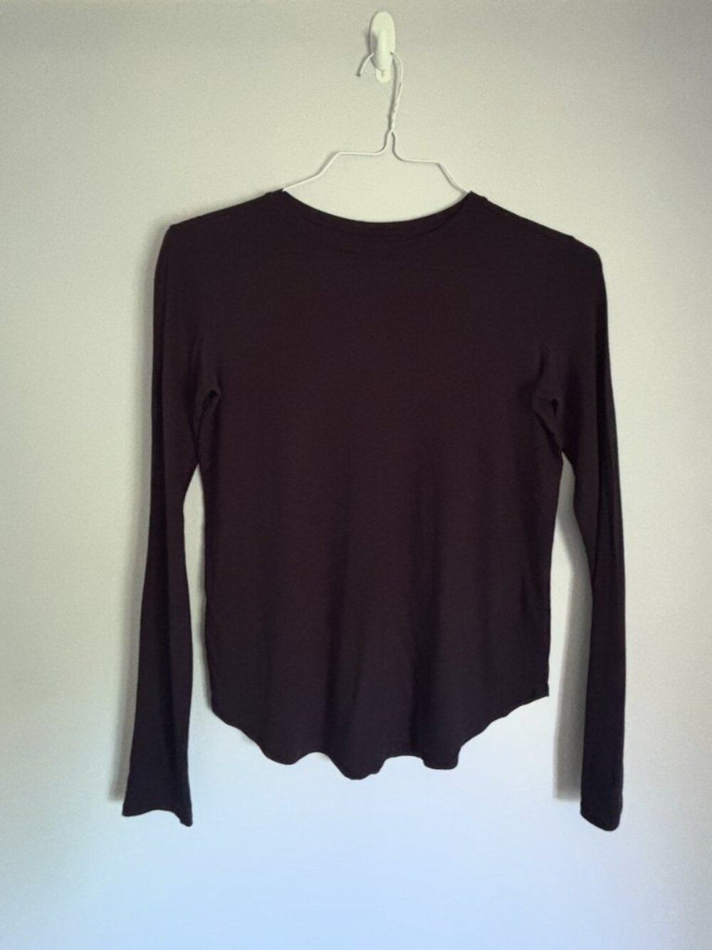 Vince Semi Sheer Long Sleeve Crew Neck Shirt Sz. XS